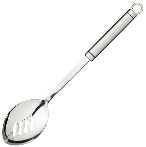Kitchen Craft Professional rozcięciem łyżka stal nierdzewna owalny uchwyt KCPROSS