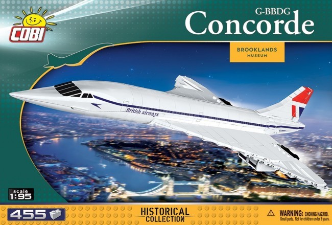 Cobi HC 1917 Samolot Concorde 455KL