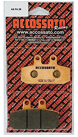 ACCOSSATO Accossato Klocki hamulcowe agpa28or, Sachs > ZX 125, 125 (1999) AGPA28OR
