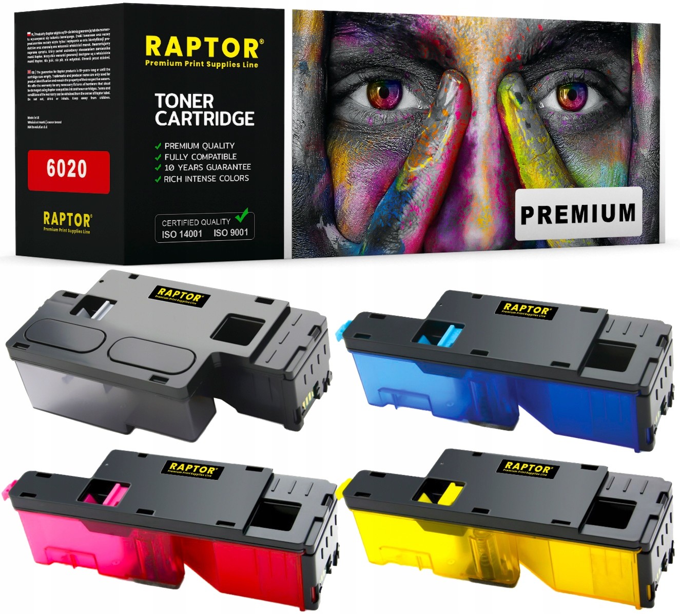 4x Toner Do Xerox Phaser 6020 6022 WorkCentre 6025