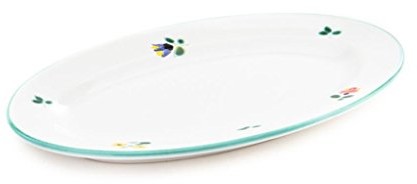 Gmundner Keramik Gmundner ceramika manufaktura 0321pogo21 blat streublumen, owalny/flaga Gourmet, 21 x 14 cm 0321POGO21