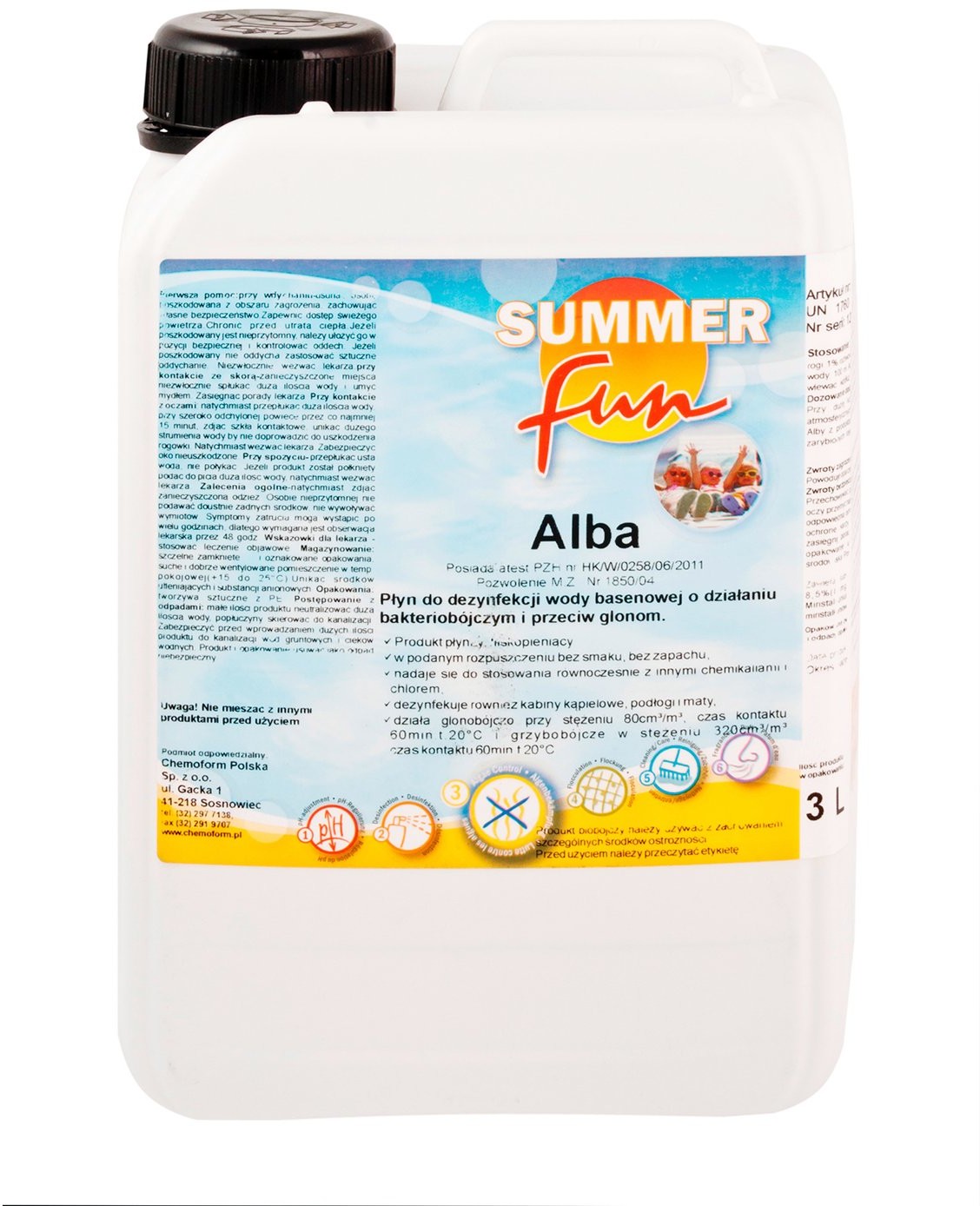 Summer Fun Alba płynny 3 l
