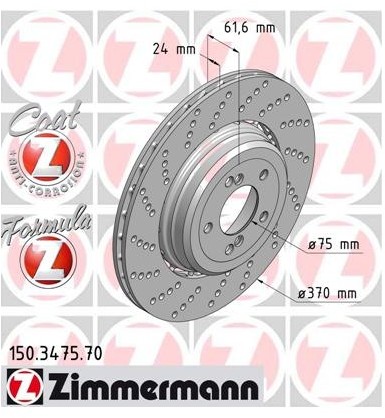 Zimmermann Tarcza hamulcowa 150.3475.70