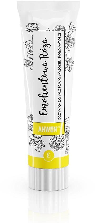 ANWEN Odżywka do włosów o wysokiej porowatości Emolientowa Róża 100ml