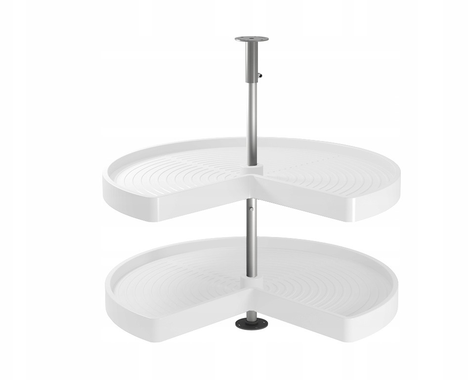 Shelvo corner kosz obrotowy 3/4,  710 mm, biały