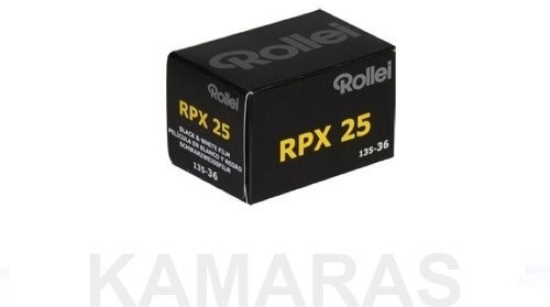 Rollei RPX 25 135 36 | czarno-białe, filmowy mały format obrazu z 36 przegrodami na negatywy (opakowanie szt.) (A.RPX2511.5)