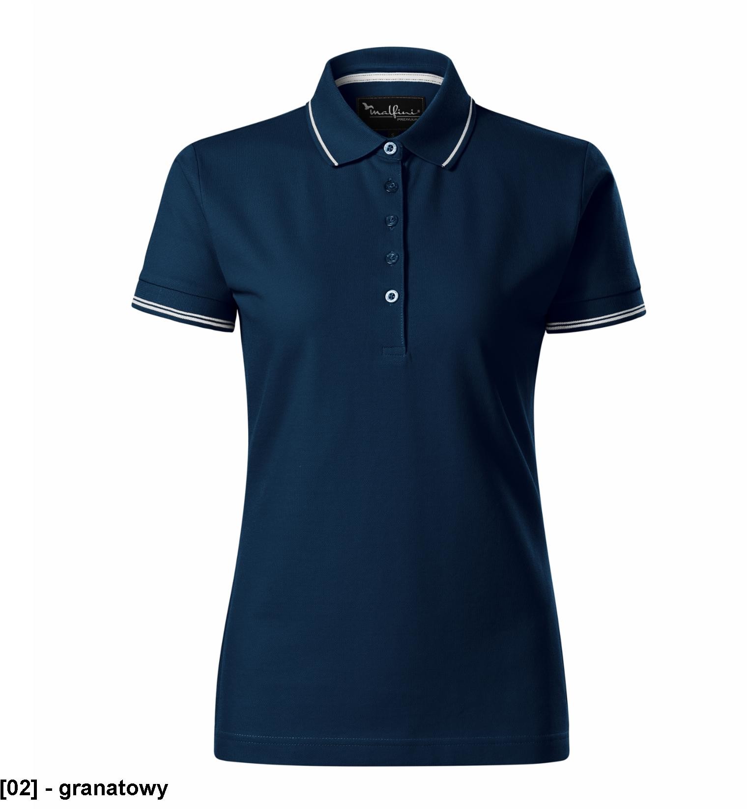 ADLER MALFINIPREMIUM Perfection plain 253 - Koszulka polo damska, 200 g/m, 7 kolorów - S-2XL Perfection plain 253