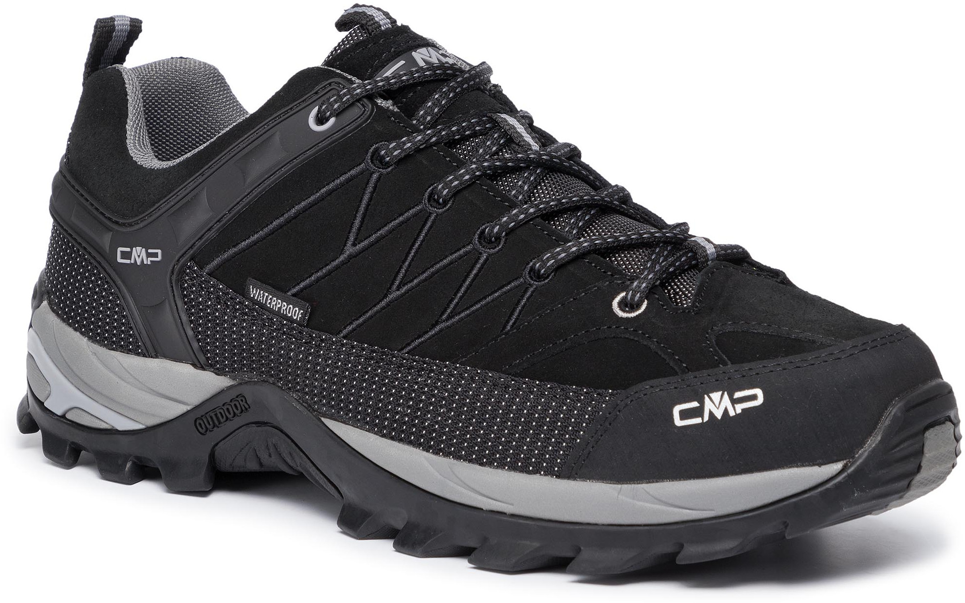 CMP Trekkingi Rigel Low Trekking Shoes Wp 3Q13247 Nero/Grey 73UC