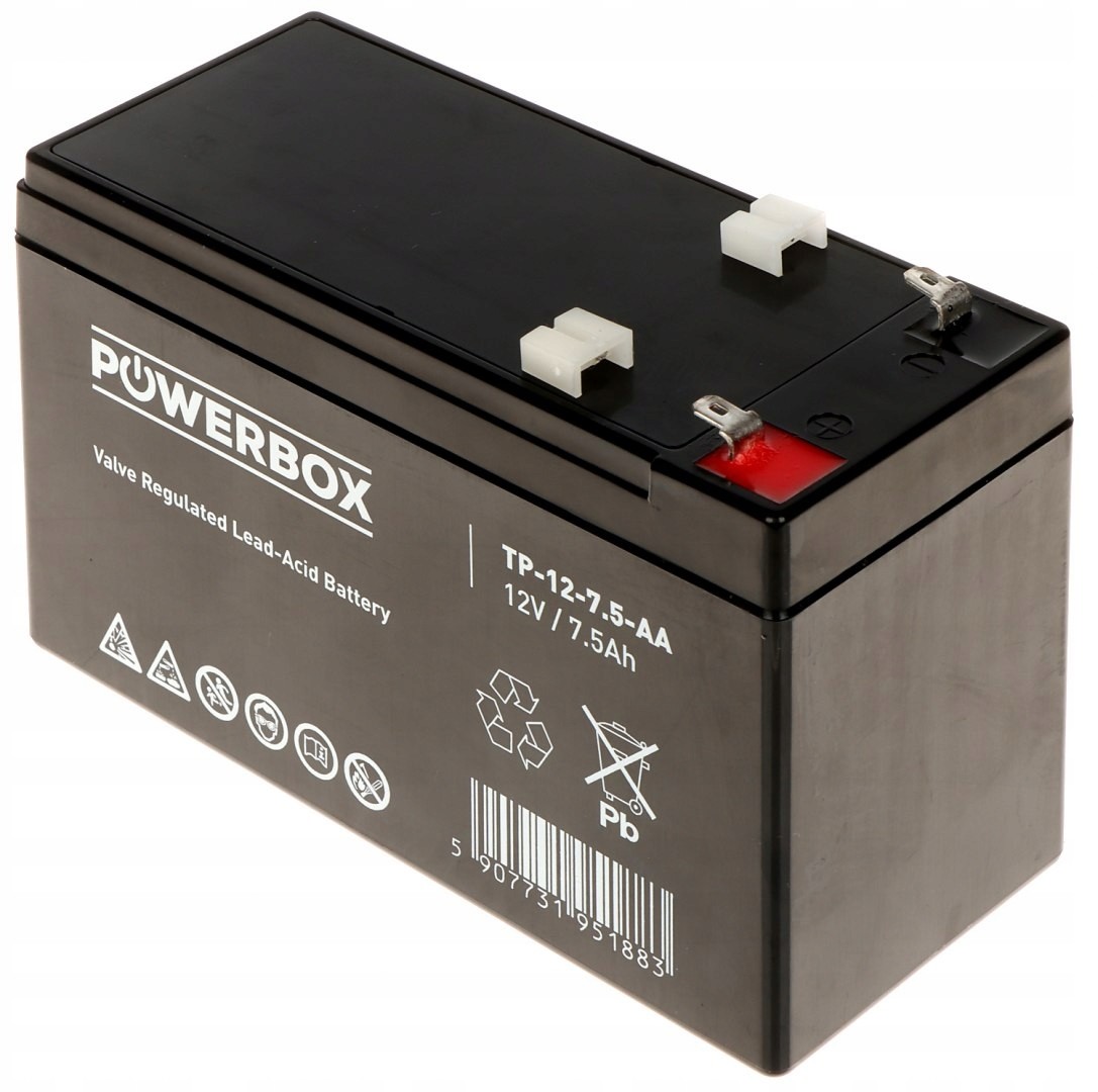 Akumulator 12V/7.5AH-POWERBOX
