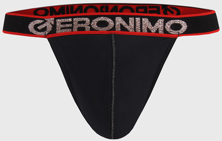 Geronimo Czarne stringi Mateo