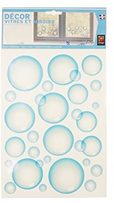 Plage Plage Electrostatic naklejki z naklejkami, plastik, niebieski, 29,7 x 0,1 x 21 cm 150411