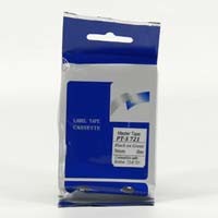 Brother NoName Master tape kompatybilny taśma do drukarek etykiet dla PT-S721 czarny druk/zielony podkład nielaminowany 8m 9mm PT-S721