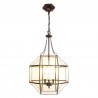 Clayre & Eef Lampa Wisząca Szklana A Clayre & Eef 5LL-9343