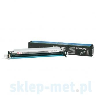 Lexmark oryginalny bęben C734X20G, black, 20000s, C734, C736, X734, X736, X738 C734X20G