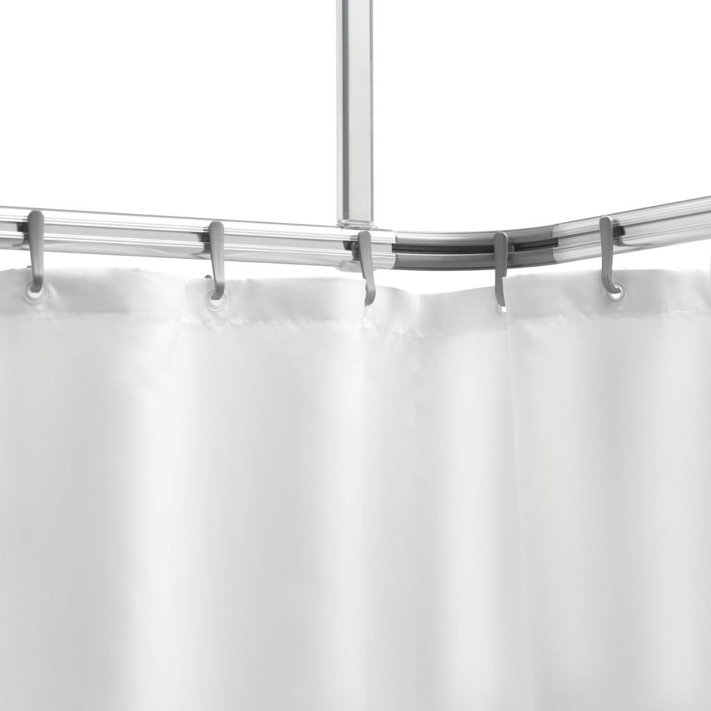 Sealskin 276623005 Easy Roll drążek prysznicowy (zestaw), aluminium, chrom matt, 80 x 1,5 x 2,8 cm