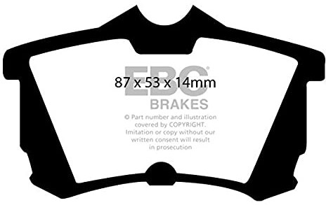 EBC Brakes Brakes DP1216 Blackstuff klocki hamulcowe DP1216