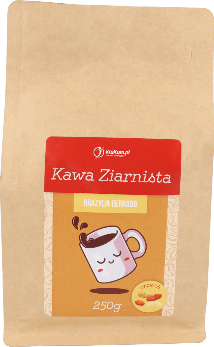 KruKam Kawa ziarnista Brazylia Cerrado orzechowa 250g