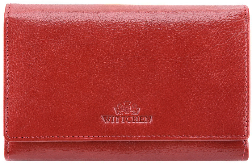 Wittchen Damski portfel skórzany stylowy średni 21-1-361-3
