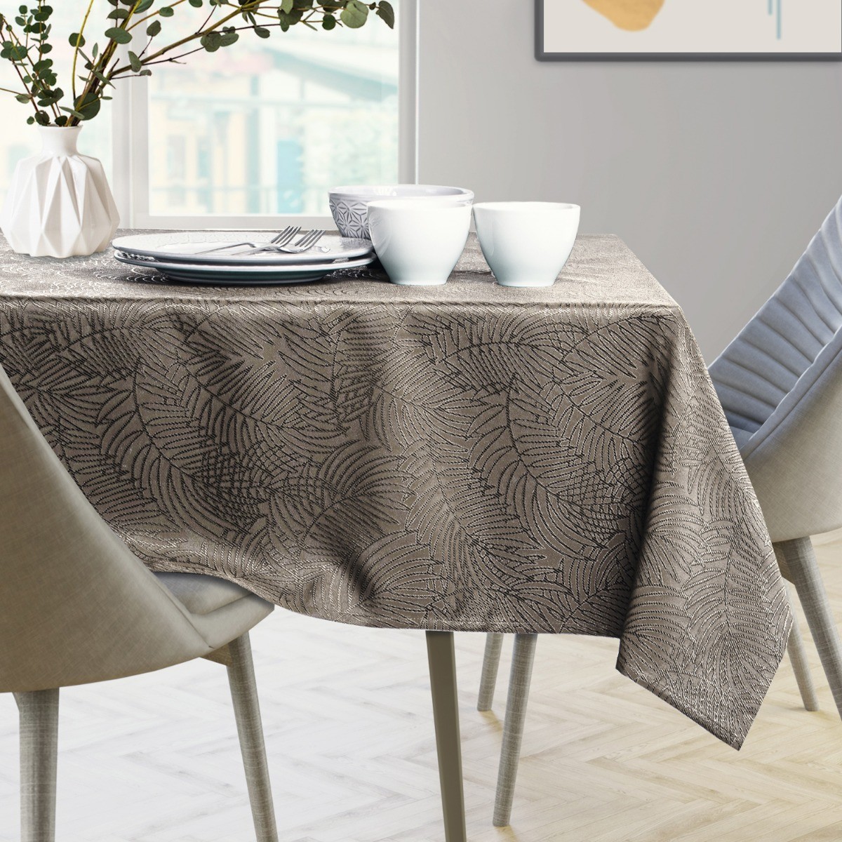 AmeliaHome AmeliaHome - Obrus plamoodporny Cappuccino GAIA 160x200 cm