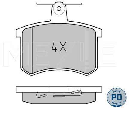 Wulf Gaertner Autoparts Zestaw klocków hamulcowych, hamulce tarczowe Wulf Gaertner Autoparts 025 211 4416/PD
