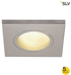 SLV SPOTLINE DOLIX OUT GU10 SQUARE srebrno szara 1001171