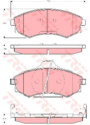 TRW KFZ Ausruestung GmbH) KFZ Ausruestung GmbH) GDB3283 GDB3283