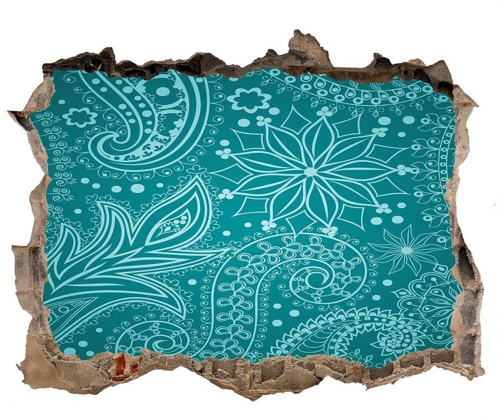 Wallmuralia.pl Dziura 3d fototapeta naklejka Ornamenty