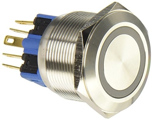 VS Electronic 300641 Włącznik przyciskowy, R2000, 5 A/230 V, DPST R2000