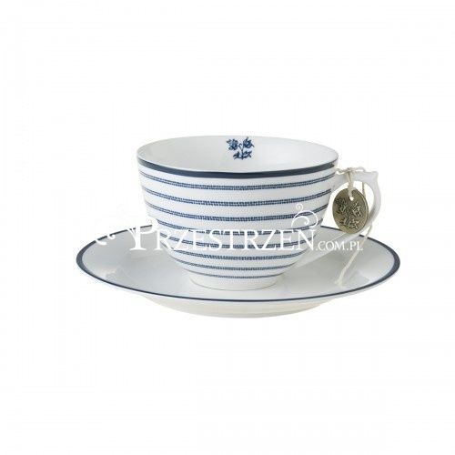 Laura ashley PORCELANOWA FILIŻANKA CAPPUCCINO Laura Ashley BLUEPRINTS Candy Stripe W178677