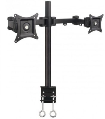 Techly Techly Uchwyt biurkowy LCD/LED 13-27 cali podwójny 2x10kg czarny AJTEYL000301740