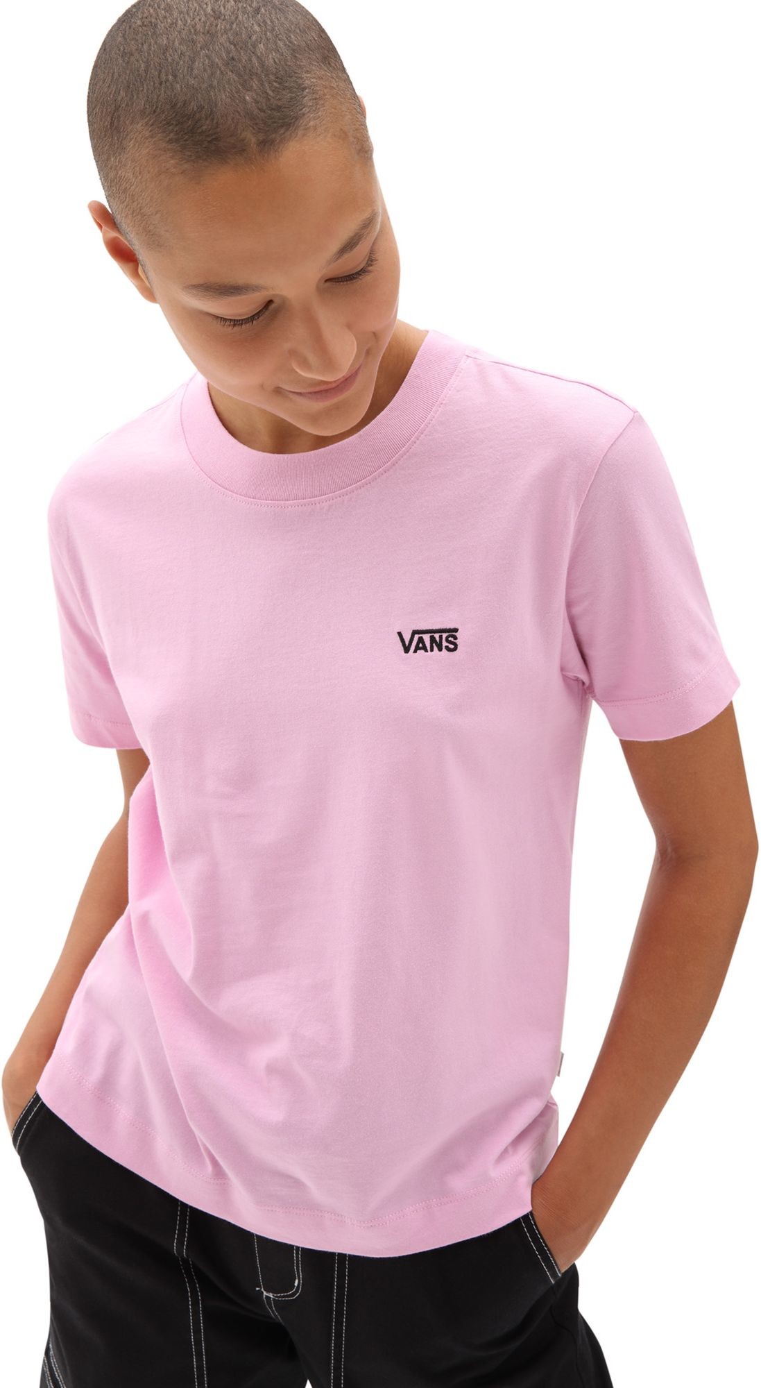 Vans t-shirt damski JUNIOR V BOXY TEE Orchid