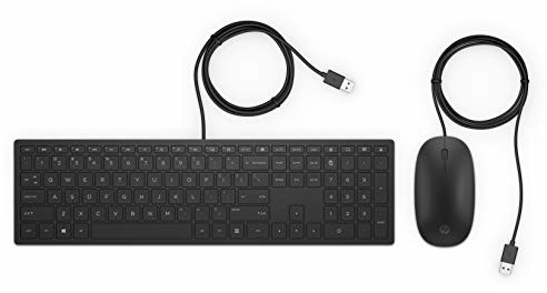 HP Pavilion Wired Keyboard and Mouse 400 GR 4CE97AA#ABD
