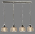 Azzardo Lampa wisząca MORA 4 LINE DEL-8150-4PL