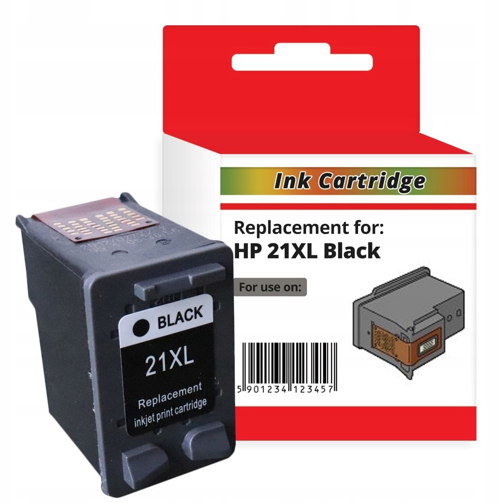 Tusz Hp 21XL Do Drukarki Hp Deskjet F2140 Chip