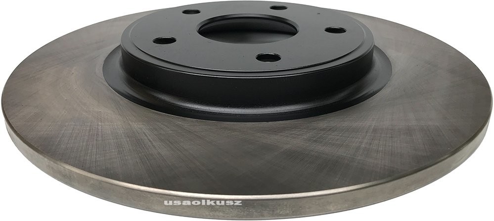 ATM Tarcza hamulcowa tylna 328mm malowana BLACK Dodge Caravan 2012 2529-BLACK