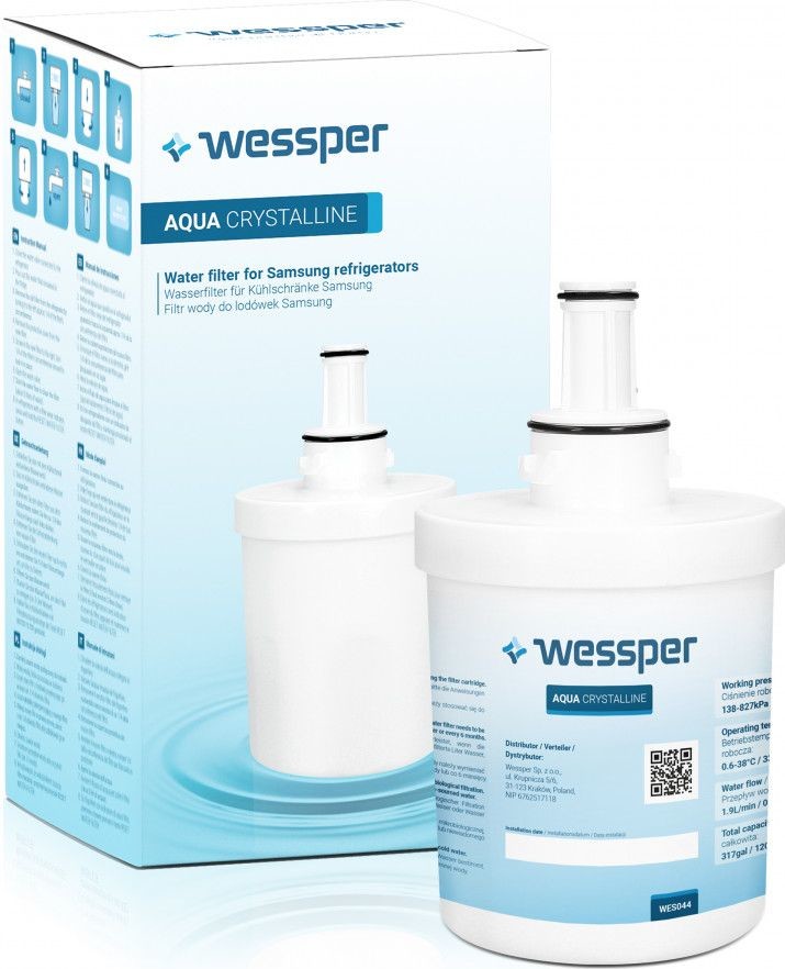 WESSPER Aqua Crystalline - filtr wkład wody do lodówki SAMSUNG