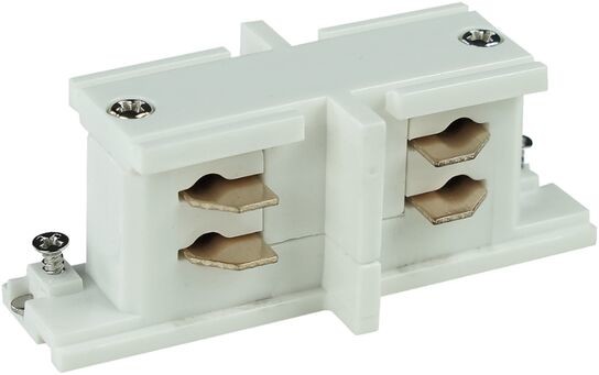 Tk-lighting Łącznik prosty 3 fazowy Connector Tracer 3608 biały TK3608