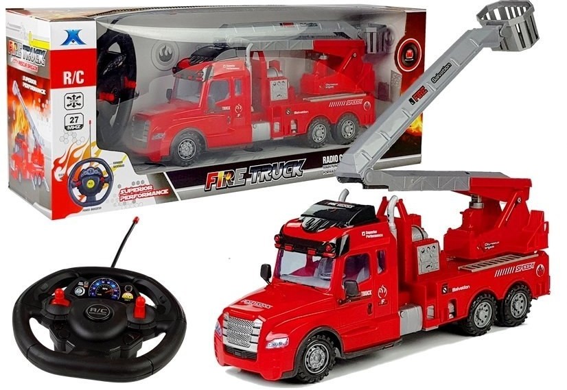 Import LEANToys Straż Pożarna Zdalnie Sterowana Ruchoma Drabina 4626
