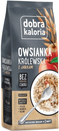 Dobra Kaloria Owsianka królewska z jabłkami 320g -