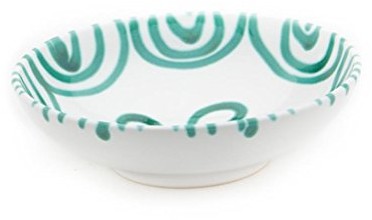 Gmundner Keramik Gmundner ceramika manufaktura 0100sasa17 gruengeflammt misa, duża, średnica 17 cm 0100SASA17