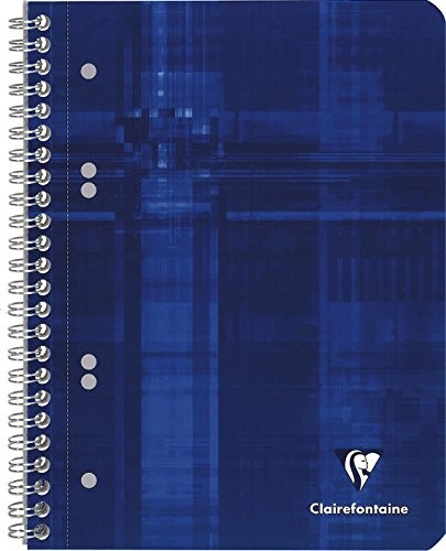 Clairefontaine 8572 °C College Block A5, w kratkę, zestaw 5 szt., 80 arkuszy, posortowane pod względem koloru 8572C