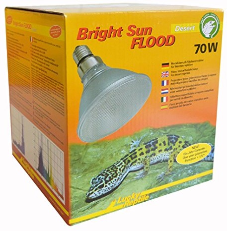 Lucky Reptile Bright Sun UV Desert, metalowa lampa parowa do oprawy E27 z promieniowaniem UVA i UVB