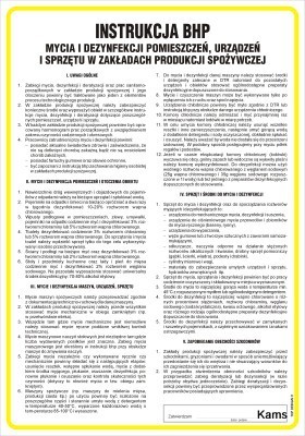 TD IAG24 Ogólna Instrukcja BHP mycia i dezynfekcji pomieszczeń, urządzeń i sprzętu w zakładach produkcji spożywczej