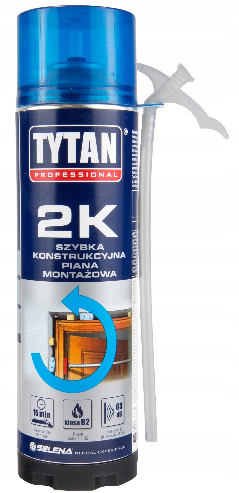 Szybka Konstrukcyjna Piana Montażowa 2K Tytan