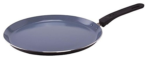MSV naleśniki patelnia Crepe patelnia 28 cm z powłoką ceramiczną  nadaje się do kuchenek indukcyjnych z uchwytem Soft Touch 529/110317
