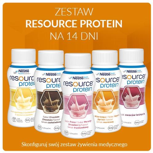 NESTLE RESOURCE Zestaw Resource Protein na 14 dni (28 butelek x 200ml)