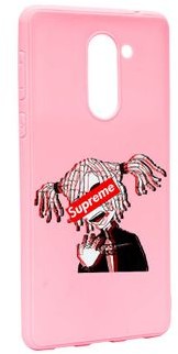 BestCase Etui Silicon Case Huawei Mate 9 Lite Honor 6X Odporny na zarysowania Supreme Pink Girl P269 100261