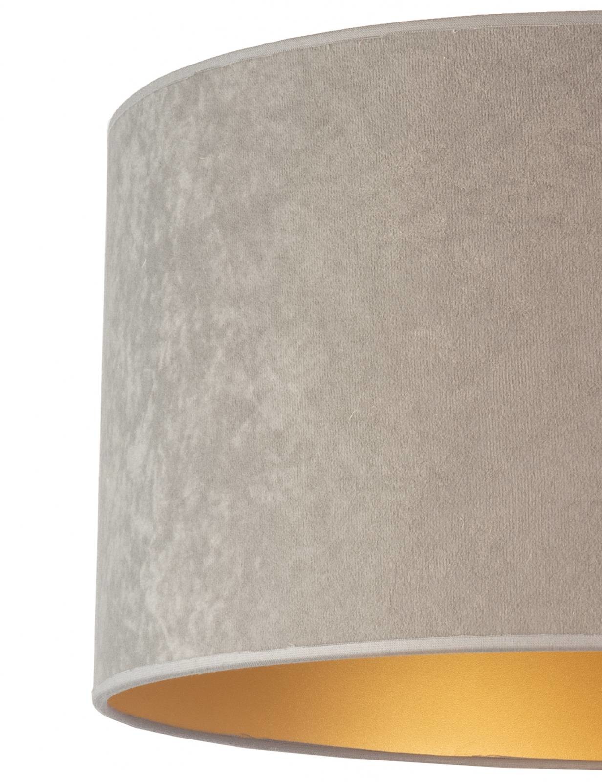 Euluna Lampa sufitowa Golden Roller 40 cm szara/złota