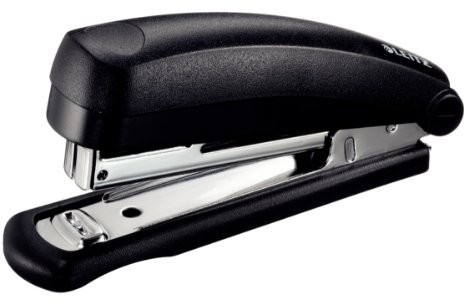 Leitz NeXXt Series Mini-zszywacz, 10 arkuszy, opakowanie blistrowe  parent ASIN  DE (4), czarny 55176095