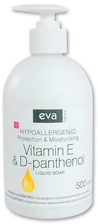 Pollena Eva Dermo Natura Mydło kremowe do rąk w płynie Witamina E i D-panthenol 500ml